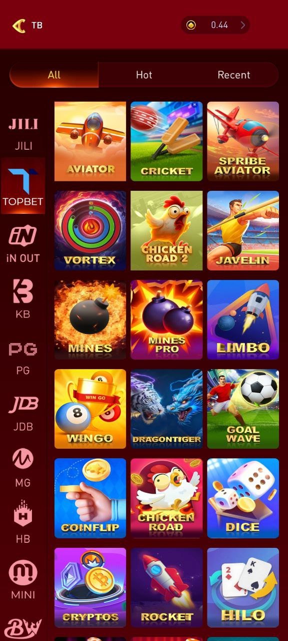 JW777 game India online gameplay screen mobile interface